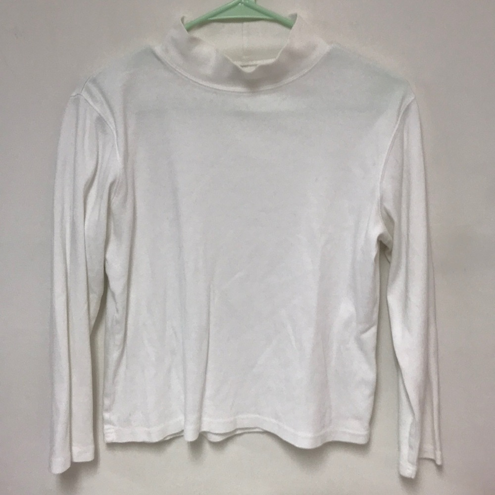 white turtle neck